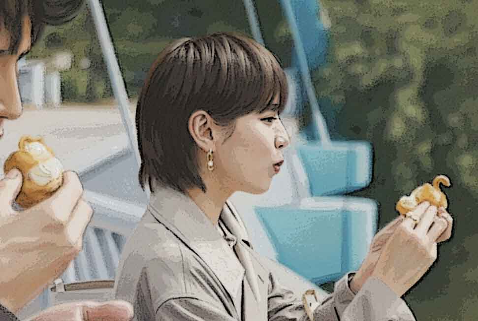 リブート 一香 考察 イラスト スワンシューを食べる幸せそうな表情